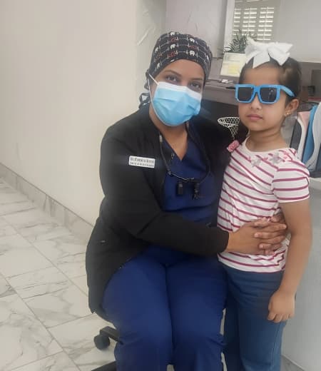 Happy teen with braces