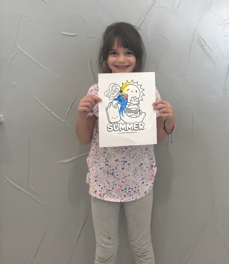 Adult woman showing beautiful smile