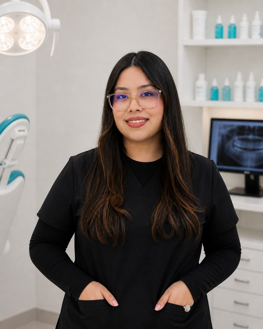 Esmeralda Receptionist at Texas Smile Dental Center